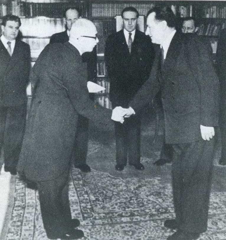 února 1948 slib do rukou prezidenta Beneše.