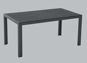 odolného proti korozi, deska stolu polywood, barva: antracit 90896.