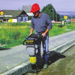 CSB - LEGANTO s výškou 50 mm CSB - VALENCIA s výškou 60 mm důrazně nedoporučujeme plochu hutnit vibrační deskou.