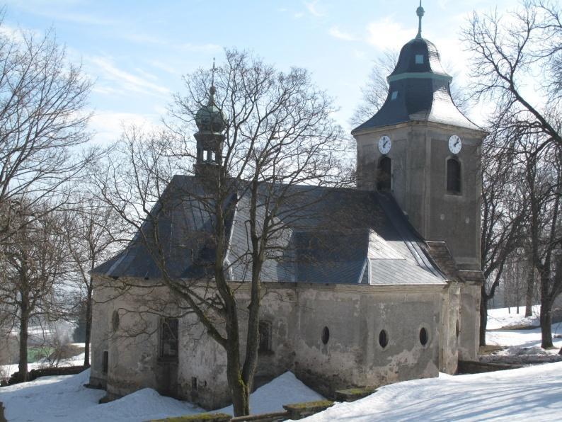 55b. Krásná u Pěnčína, Kostel sv.