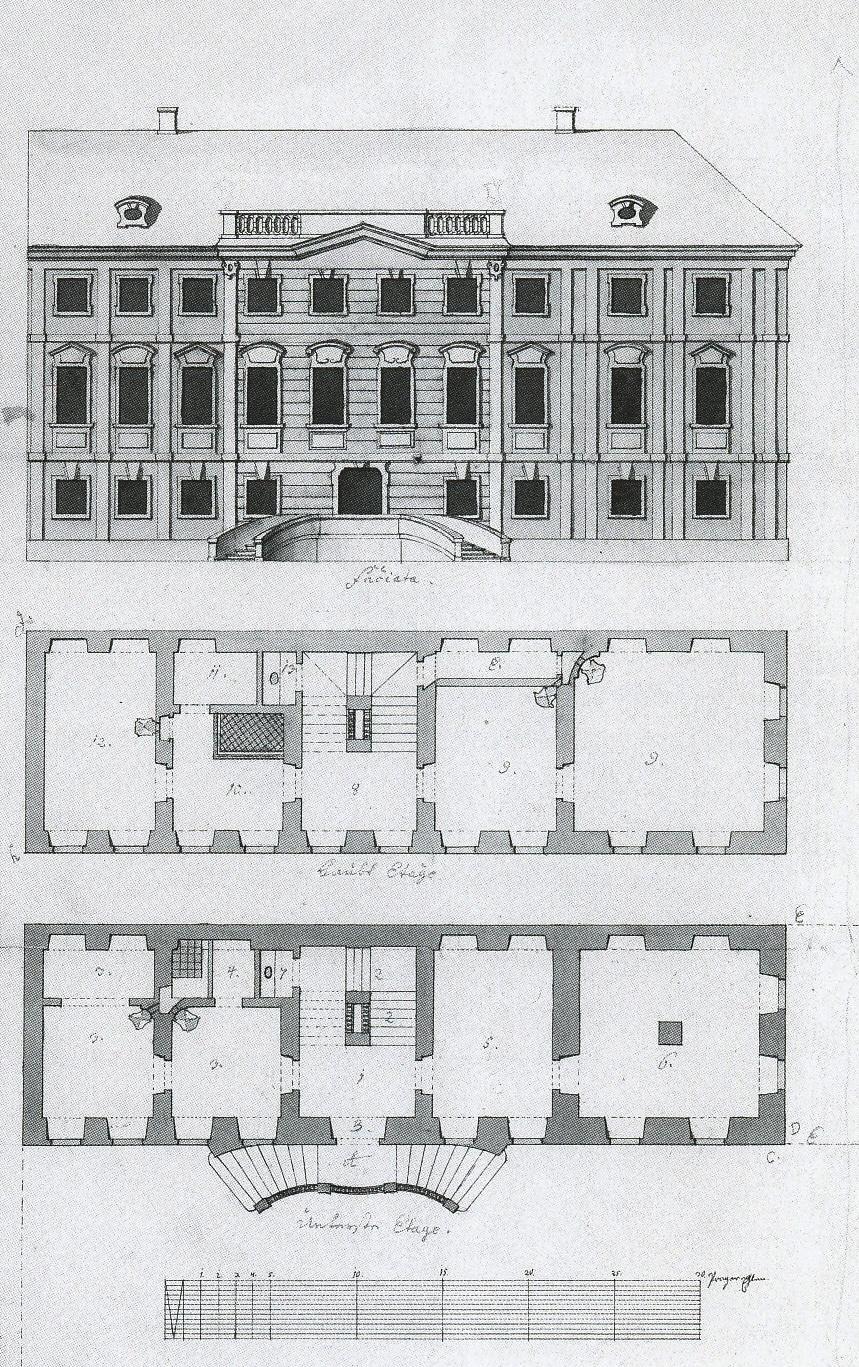 Přestavba tzv. Faustova domu na Novém Městě v Praze a úpravy areálu pro potřeby administrace při sv. Janu Nepomuckém na Skalce, 1769-1776 73.