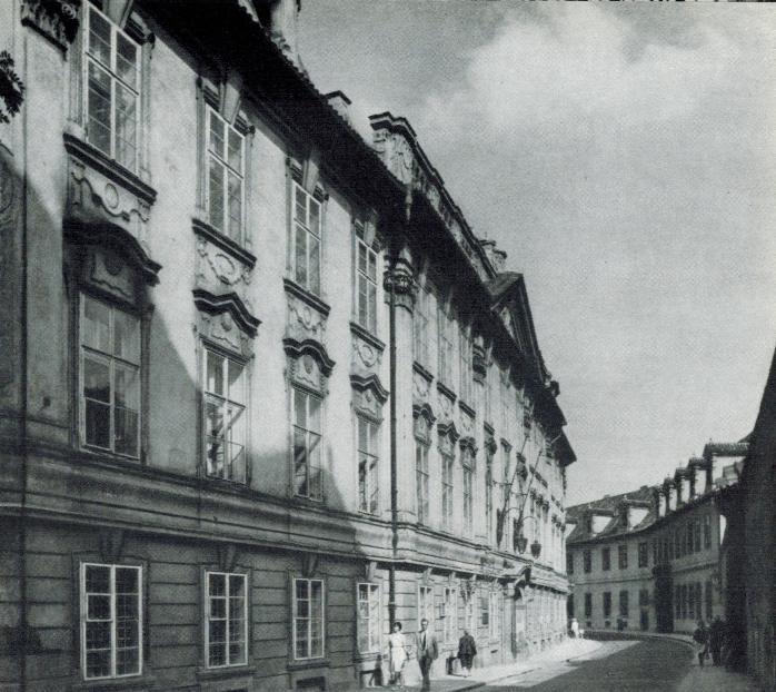 Praha-Malá Strana, Kolowratský palác, Ignác Jan Palliardi.