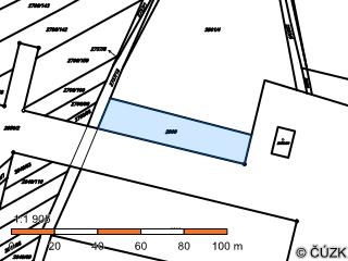 Příloha č. 5 Parc.č.: 2900 Stávající výměra: 995 m 2 Druh dle KN: orná půda Poznámka: není provozní plochou letiště Parc.