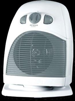 2 000 W Teplovzdušný ventilátor VL-203 teplovzdušný ventilátor moderný dizajn a nízka hlučnosť 2 úrovne výkonu (1 000 W a 2 000 W) plynule regulovateľný
