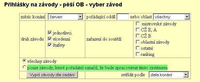 Na předchozím screenshotu je základní obrazovka systému po přihlášení. Je vidět, že systém je jednoduchý po technické i grafické stránce.