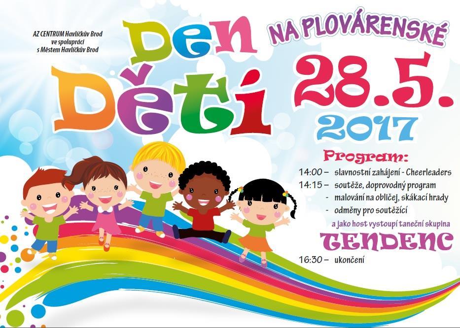 Těšit se můžete na tradiční program včetně soutěží o ceny, malování na obličej, skákací hrady i