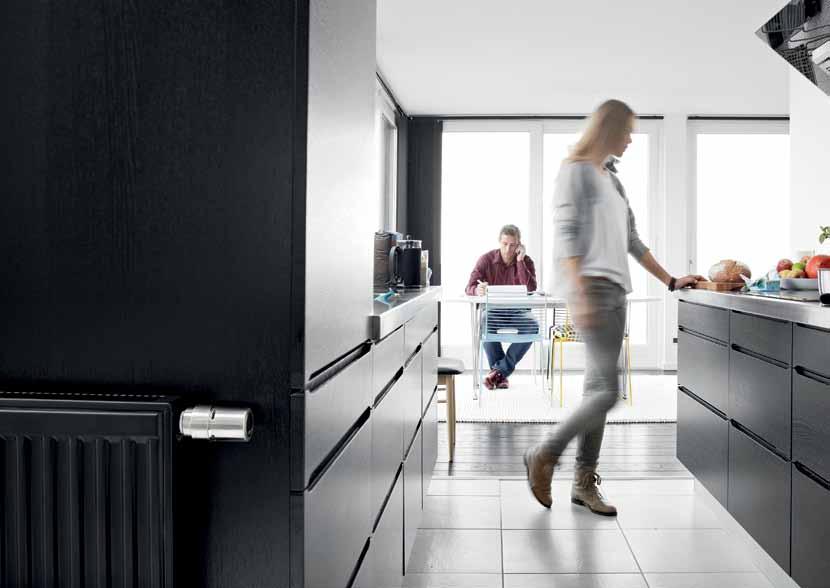 living design Klasické riešenie Termostatické hlavice living design Samočinné štandardné termostatické hlavice s moderným dizajnom.