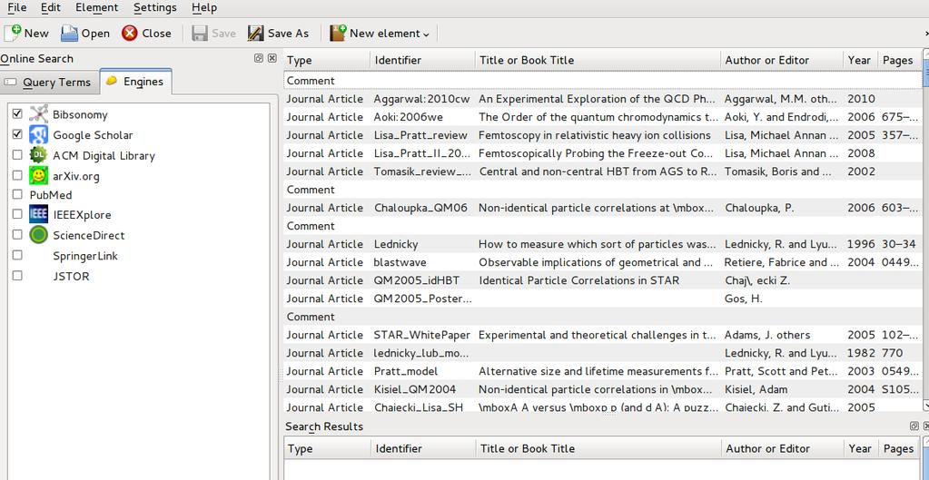 BibTex Internetové časopisy často generují reference ve formátu BibTex Většina