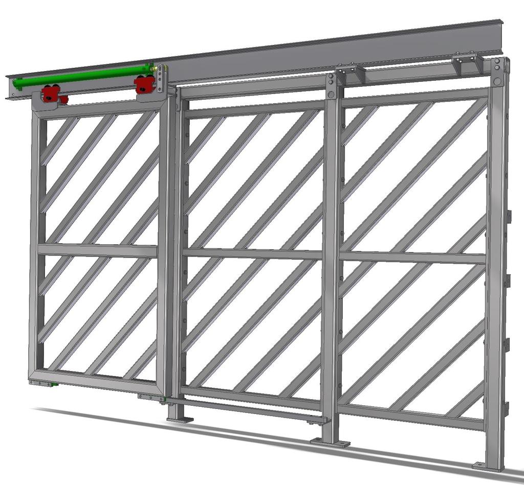 SLOUP STĚNY VRATA VÝPLŇ STĚNY PRO VISACÍ ZÁMEK HYDRAULICKÝ VÁLEC