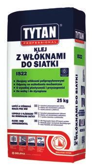 ZATEPLOVACÍ SYSTÉMY ZATEPLOVACÍ SYSTÉMY IS13 RYCHLESCHNOUCÍ LEPIDLO NA POLYSTYREN IS12 LEPIDLO NA MINERÁLNÍ VLNU A POLYSTYREN Rychleschnoucí lepidlo na polystyrén IS 13 TITAN je určené pro montáž