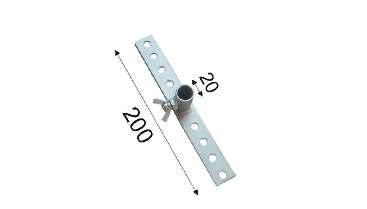 Strana 11 1121 DRŽÁK JEHLIC - PLOCHÝ- 16 ks 449,80 544,26 17,99 21,77 K nasunutí na ráhno o průměru 16 mm. Do otvorů se nasunou jehlice č. 710 nebo vidličky č. 1158 nebo špízy č.