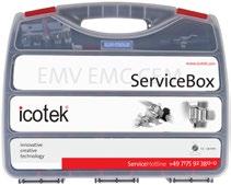 EMC ServiceBox EMC ServiceBox multi Obj.č. 88006 EMC ServiceBox - Servisní kufřík s EMC komponenty Se servisním kufříkem s EMC komponenty máte neustále požadované stínicí spony k dispozici.