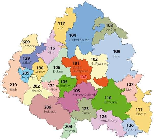 206 Holubov 208 Velešín 609 Němčice Holubov Srnín Dolní Třebonín Chlumec Zlatá Koruna Mojné Velešín