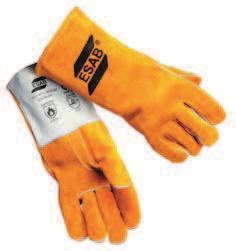 Rukavice Regular Svařovací rukavice vyrobené z trvanlivé, tepelně odolné, hovězí štípané kůže, silné 1,3 mm. Vyztužený palec je celý olemovaný, švy jsou z KEVLARu. Certifikát CE. Kat. 2.
