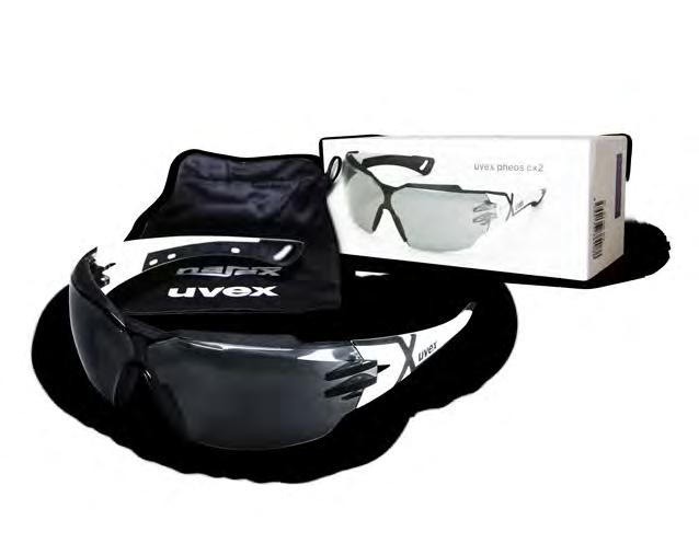 dělící mřížka boxu Doporučená prodejní cena s 2 590 Kč UVEX pheos cx2 Ochrané brýle se sportovním designem a panoramatickým zorníkem pro neomezený výhled.