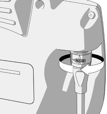 ČIŠTĚNÍ OPTICKÉ NÁSADY SYSTÉMU GLIDESCOPE AVL 1. Ujistěte se, že je videomonitor vypnutý. 2. Otočte prstenec konektoru ve směru šipky a odpojte videokabel od monitoru. Prstenec konektoru 3.