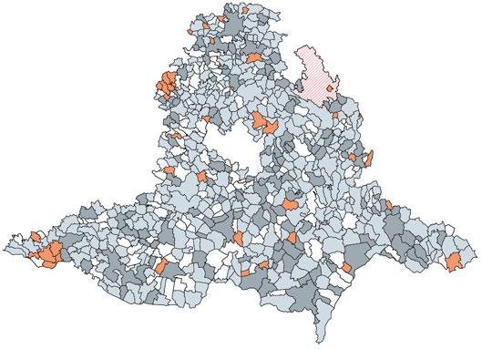 infrastruktura Sběr odpadu Technická infrastruktura - sběr odpadu tříděný sběr TKO sběrný dvůr nezjištěné údaje 0 5 10 15 25 km Zdroj: Dotazníkové šetření Jihomoravského e k 31.12.