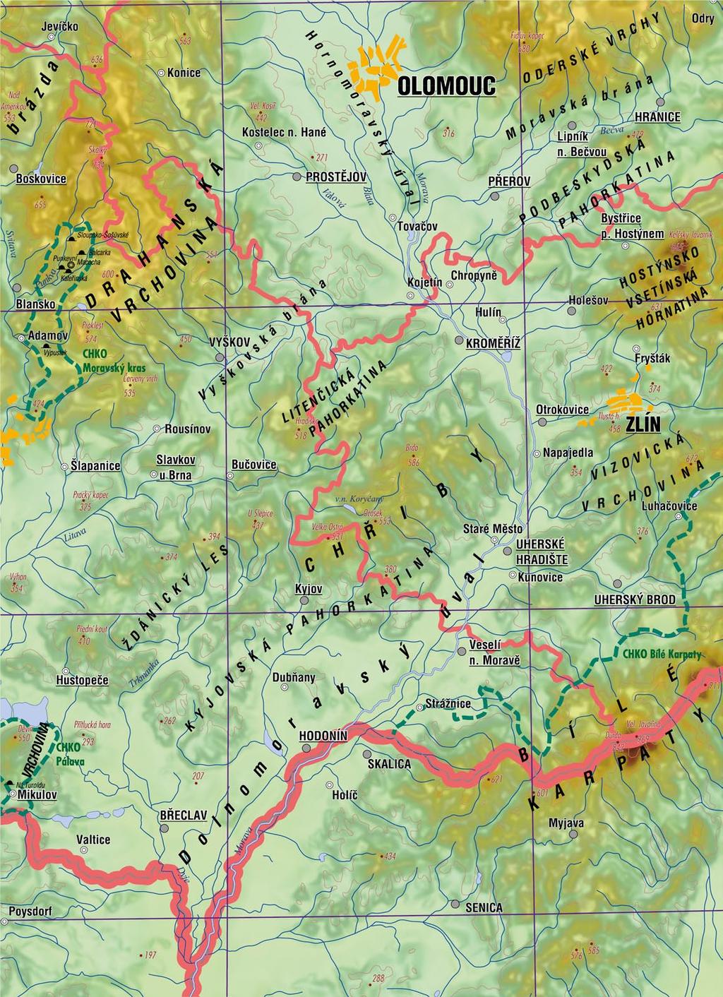 do 10 000 10 000 až 50 000 výškové stupně ské město 50 000 až 100 000 nad 100 000 0 100 0 300 400 500 600 700 800 900