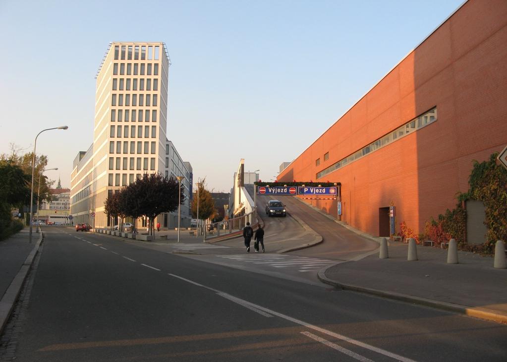 Zadní trakt Galerie Vaňkovky a