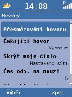 5.2 Nastavení hovorů 5.2.1 Nastavit přesměrování hovorů 1. Otevřete menu Nastavení Hovory Přesměrování hovoru. Objeví se seznam všech přesměrovaných hovorů.