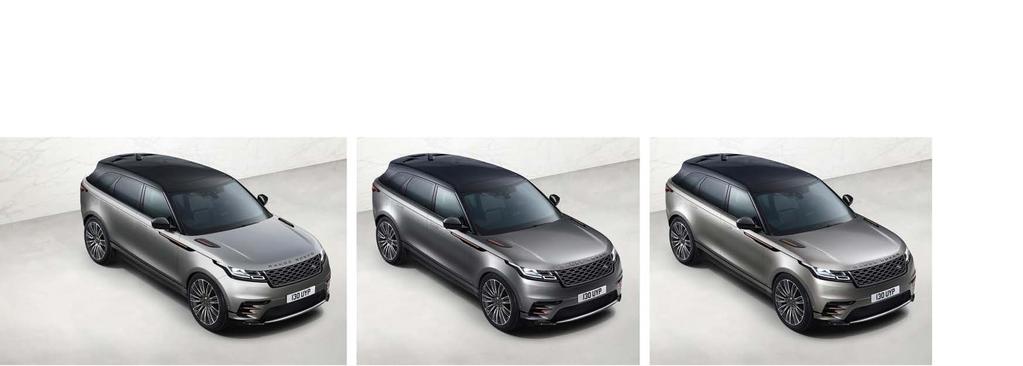 VYBERTE I MODEL 1VYBERTE I FIRT EDITION OD 2 988 942 KČ Flux ilver Corris Grey ilicon ilver Range Rover Velar First Edition