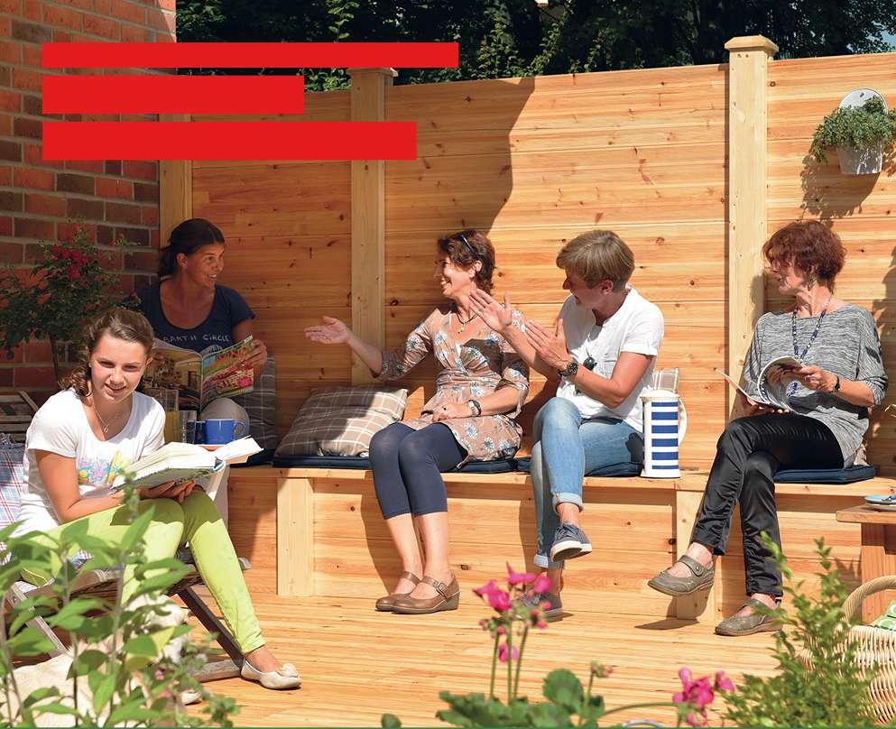 Kreativní stavebnice: uskutečněte svoje nápady ve vaší zahradě Prkna a sloupky z kvalitního dřeva severské borovice popř.