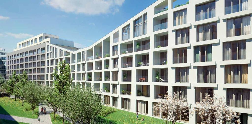 V bytovém projektu Port Karolína by ve čtyřech na sebe navazujících etapách mělo postupně vyrůst 580 nových domovů.