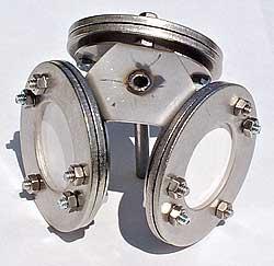 Canisters can deploy several POCIS samplers, so that the sorbents can be mixed together into one large sample.