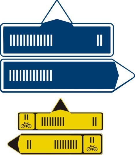 Značky pro cyklisty lze společně umisťovat se značkami majícími vztah k provozu cyklistů. Obr.