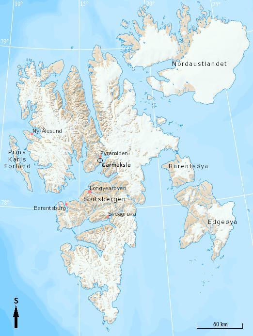 5. Korelace a předběžná analýza sedimentů jezera Garmaksla Pro analýzu jezerních sedimentů bylo vybráno jezero Garmaksla, které se nachází na okraji fjordu Billefjorden (pokračování zálivu