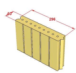 šamotové produkty PD Refractories šamotové produkty radeburg FT 55-100 135 75x75x100x55 pe/dr FT 55 100 1,40 648 60 Kč 135 75x75x150x55 pe/dr FT 55