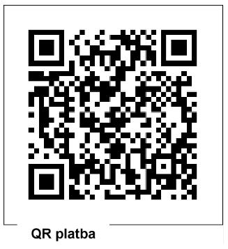 QR kód: 2.4.3 QR Platba Povolení inkasa Platební instrukce Platební řetězec IBAN CZ7801000000000000000123 *ACC:CZ7801000000000000000123 Částka platby 3500,- *AM:5300.