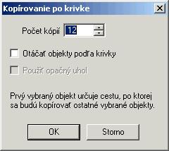 ak by sme chceli vytvoriť šachovnicu, nakreslíme vzor a označíme ho vyberieme Viacnásobné kopírovanie lineárne a nastavíme príslušné