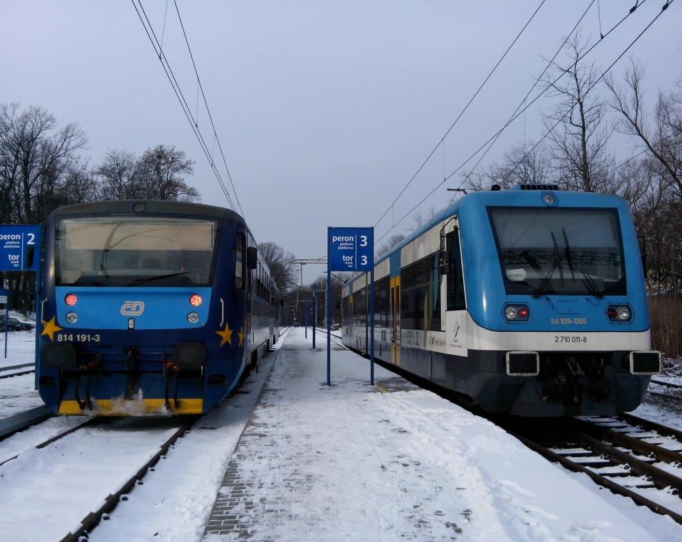 Koleje Slezské Smlouva o spolupráci : na hraničním přechodu Chałupki Bohumín