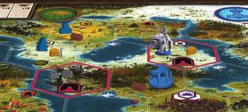 Klíčové koncepty Území Území je šestihranné pole (hex) na hracím plánu.