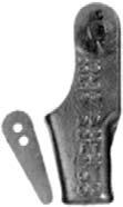 150mm nebo 6x průměr lana - při použití přípravku WIRELOCK dojde ke ztuhnutí během 0-ti minut - poklepáním klínu jej částečně usadíme namísto, s pomocí kousku lana stejného - po 60-ti minutách od