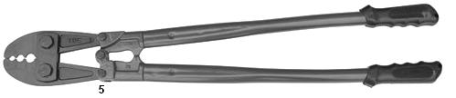 8, Re 350MPa / handles - forged steel - určení vhodné velikosti a vizuální kontrola stavu svorky (trhliny, vady tvaru) -určení adekvátní délky nenamáhaného konce lana s ohledem na předepsaný počet