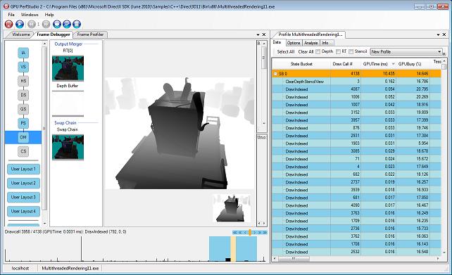 Obrázek 2.2: AMD GPU PerfStudio 2 [2] 2.3 gdebugger Za tímto vývojovým nástrojem již nestojí veliká firma, ale je to spíše menší projekt.