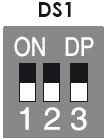 svorkovnici J5. Výber pracovných režimov Pomocou prepínačov DS1 je možné zvoliť jeden z troch pracovných režimov. Režim krok po kroku Prvý príkaz ŠTART otvorí bránu.