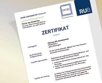 signál. Otestované a certifikované bezpečnostnými expertmi z Ruhr-Universität Bochum a tak bezpečné ako online banking.