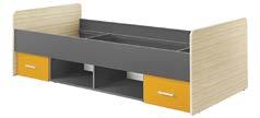 polica X-13 90 x 22 x 20 cm 22 Posteľ s matracom šatník skriňa rohová skriňa 2D1S skrinka 1D1S regál 80 regál 45 regál 40 pravý / ľavý X-16 X-01