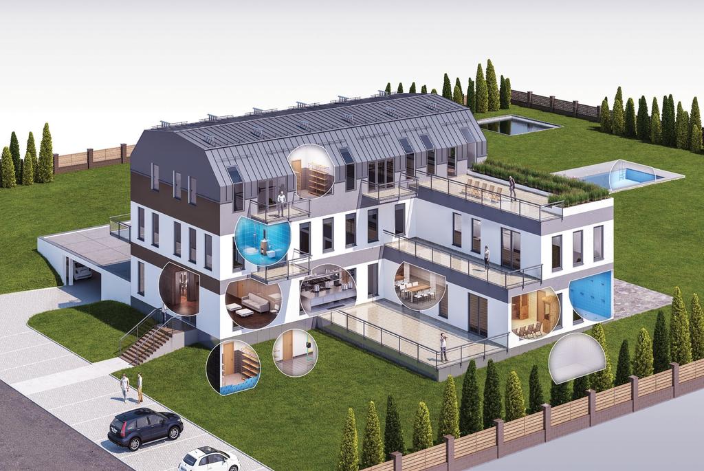 Komplexní řešení pro všechny typy staveb PŘÍRUČNÍ SKLAD Systém pro podlahy a stěny FASÁDNÍ SYSTÉMY ETICS, omítkové systémy, sanační systémy, nátěrové systémy TERASA Systém pro terasu nad vytápěnou