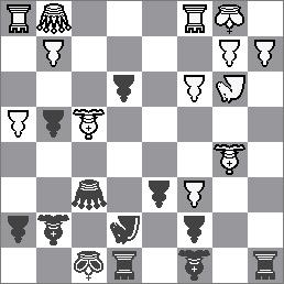 Vf1+ Vf6 Diagram 15 Posledním tahem nabídl Flohr přechod do pěšcové koncovky. Bylo jeho řešení správné? Jak pokračoval Botvinnik? 44. Vxf6+! gxf6 45. g4! Ke7 46. h4 Kd6 47. Ke4 b6 48. h5 gxh5 49.