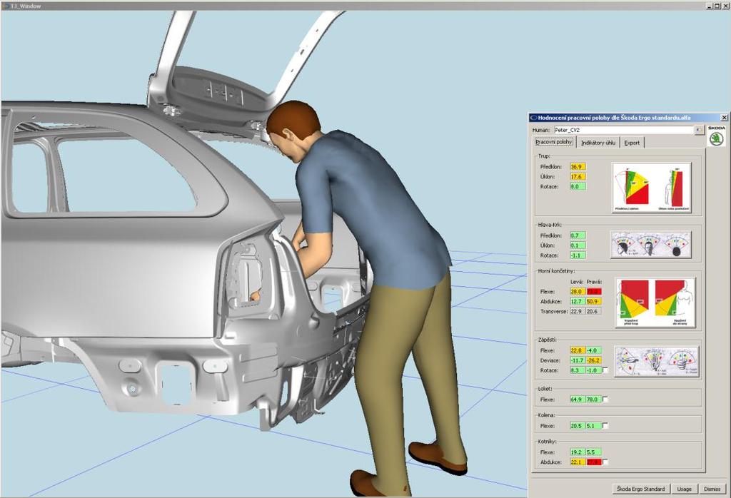 Případová studie ŠKODA AUTO - očekávané cíle: Zlepšení pracovních podmínek zaměstnanců.
