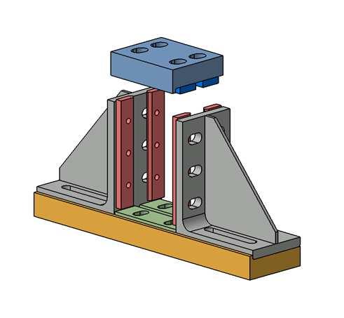 UTB ve Zlíně, Fakulta technologická 50 8 MODEL PŘÍPRAVKU Pro tvorbu modelů byl použit program CATIA V5R19, za použití rozhraní pro tvorbu sestav.