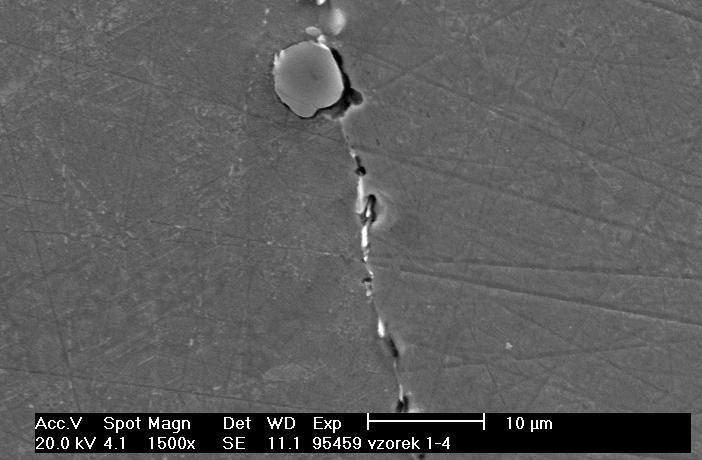 29 oxidické vměstky Sulfidy Ocel obsahuje sulfidy MnS (atomový poměr 1:1),