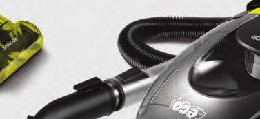 prachu z vysavače: C Hlučnost: 76 db High Efficiency Motor (nová generace motoru s vysokou účinností) Nový systém 3rd Generation Cyclone pro dokonalé oddělení prachu od