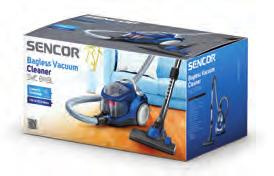 Bezsáčkové vysavače SVC 611BL SVC 610RD Bezsáčkový vysavač Velmi účinný ECO motor s výkonem 700 W Energetická třída: A Třída účinnosti vysávání pro koberce: D Třída účinnosti