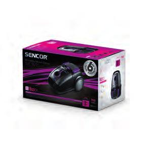 Sáčkové vysavače SVC 8YL TIZIO SVC 8VT TIZIO Sáčkový vysavač Vysoce účinný 700W ECO motor Třída energetické účinnosti: A Třída účinnosti vysávání pro koberce: C Třída účinnosti vysávání pro tvrdé