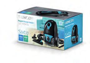 Sáčkové vysavače SVC 684TQ SVC 682VT Sáčkový vysavač Velmi účinný motor ECO s výkonem 850 W Třída energetické účinnosti: B